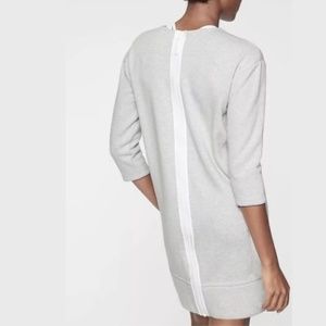 Athleta Zip Backsweatshirt dress  size medium tall
